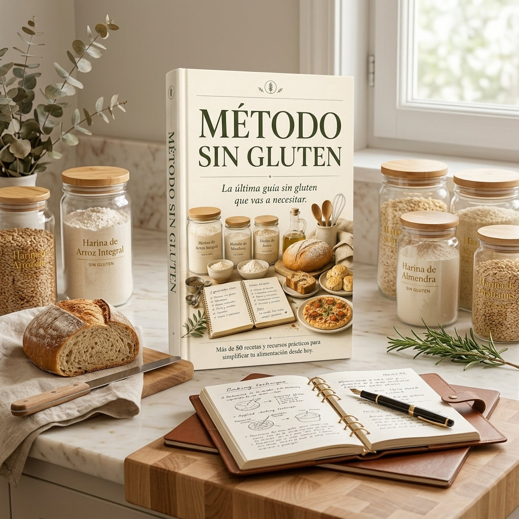 MÉTODO SIN GLUTEN, LA GUÍA DEFINITIVA + 7 BONUS DE REGALO